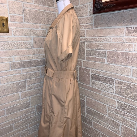 Sasson Paris New York Brown Tan Shirtdress - Picture 6 of 12